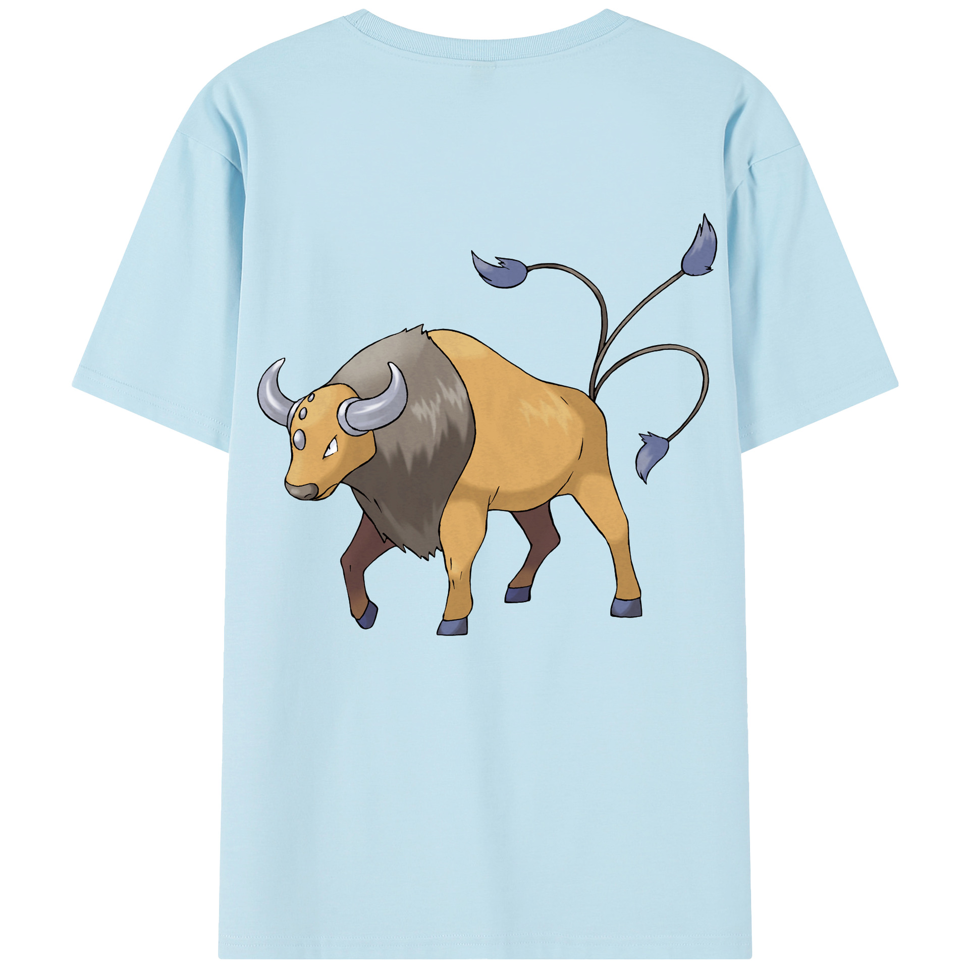 （画像用） ポケットモンスター Pokémon 綿100％半袖Tシャツ（背面プリント）
